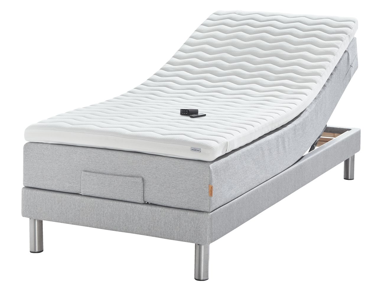 Wereldrecord Guinness Book diepvries beschaving Elektrisch bed 80x200 GOLD E40 latex grijs-27 | JYSK