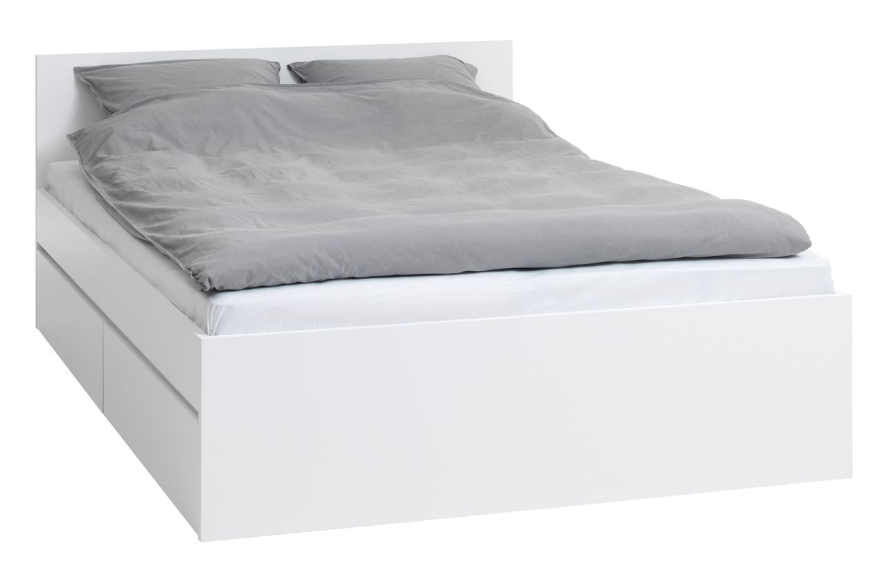 Bed frame LIMFJORDEN KNG white JYSK