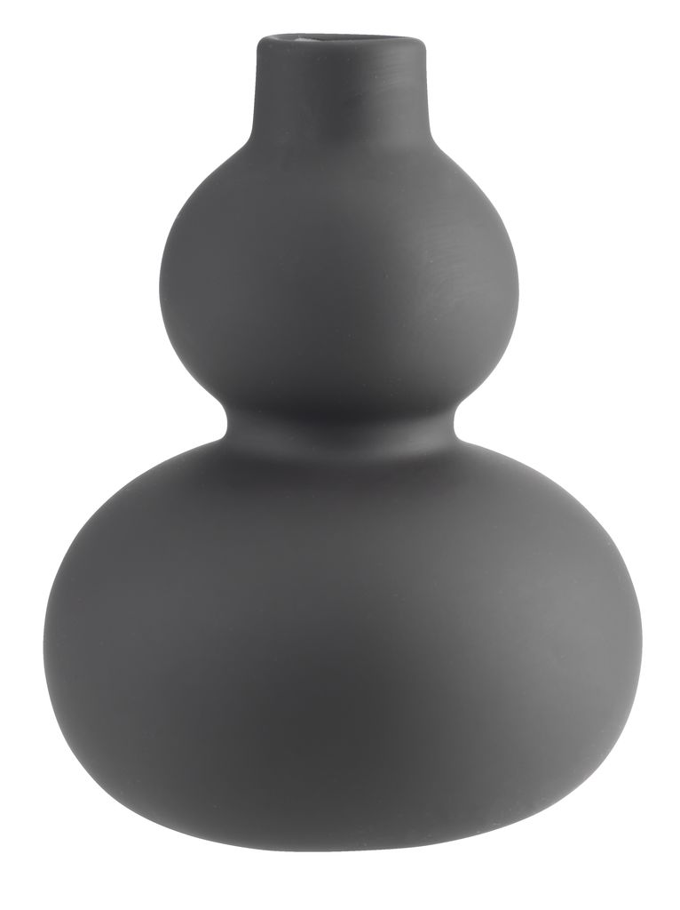 Vase ROBERT Ø11xH15cm noir JYSK