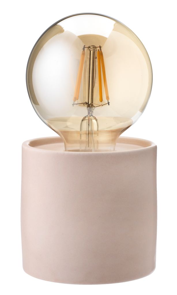 Lámpara a pilas ARNOLD Ø9xA16cm rosa JYSK