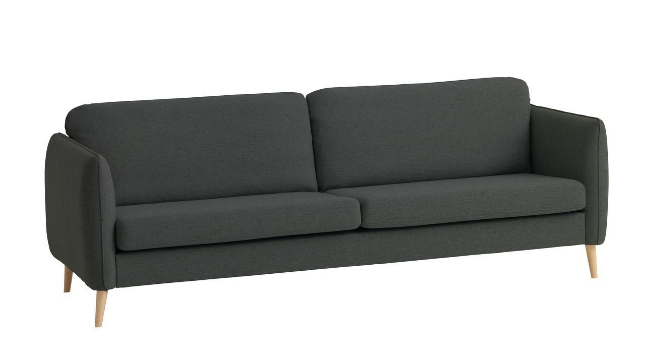 Sofa AARHUS 3-personers mørkegrå JYSK