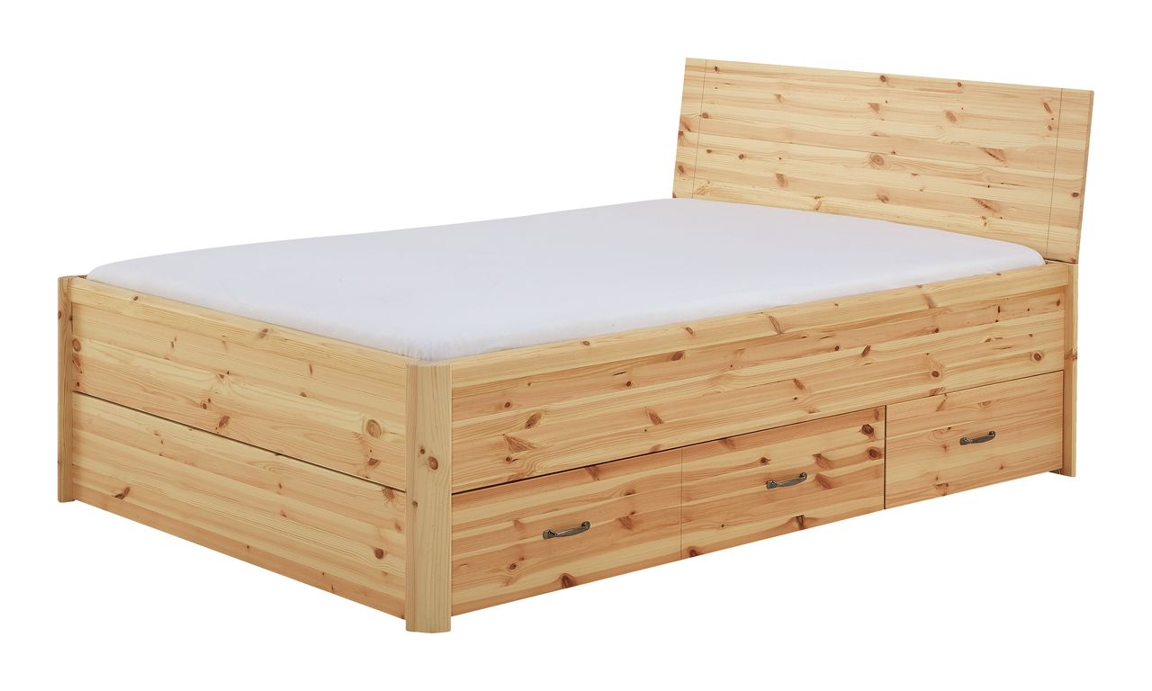 Bettgestell LYNGBY 200x200 natur JYSK