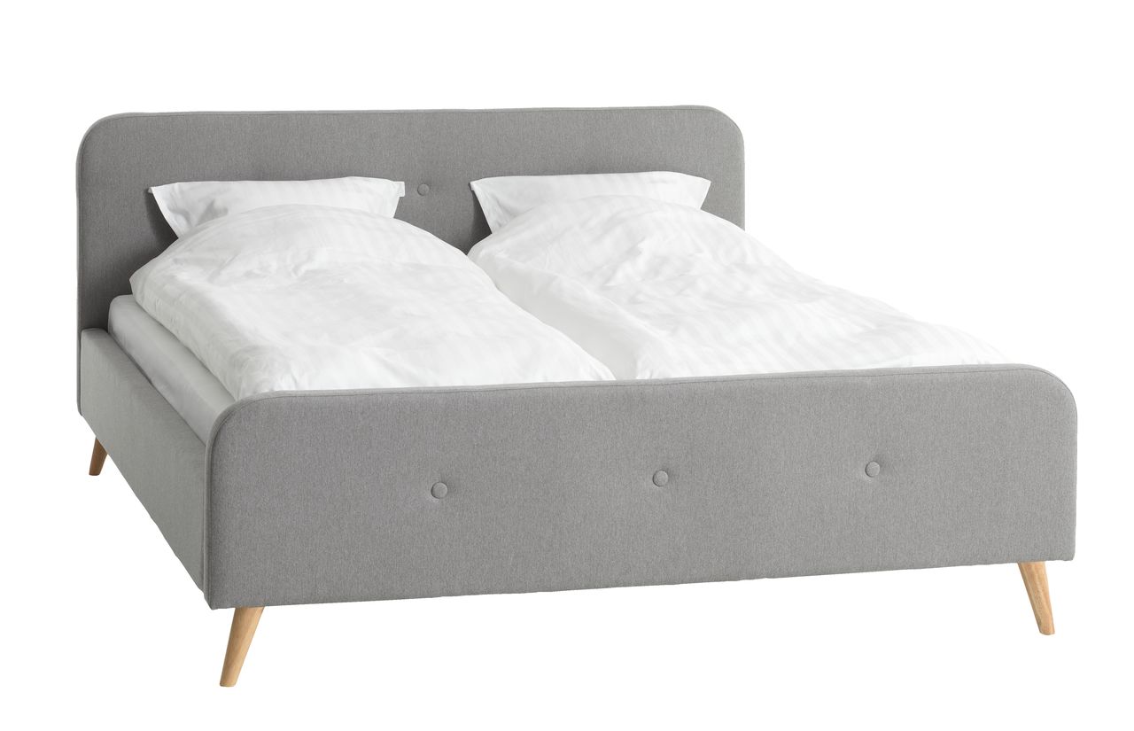 Struttura letto EGEDAL 160x190 grigio ch JYSK