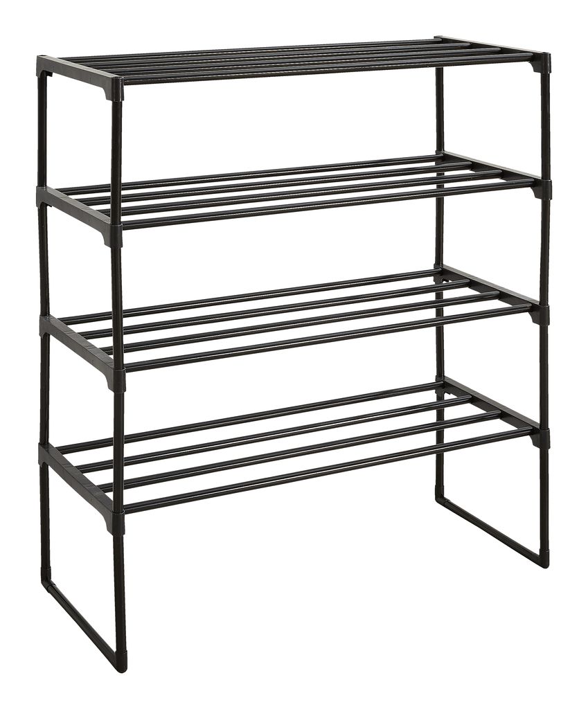 Shoe rack Bornholm black