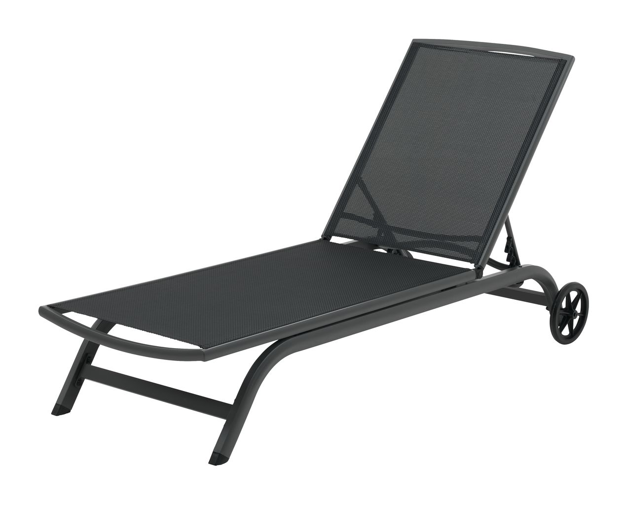 Sonnenliege HANSTHOLM B76xL200 schwarz JYSK