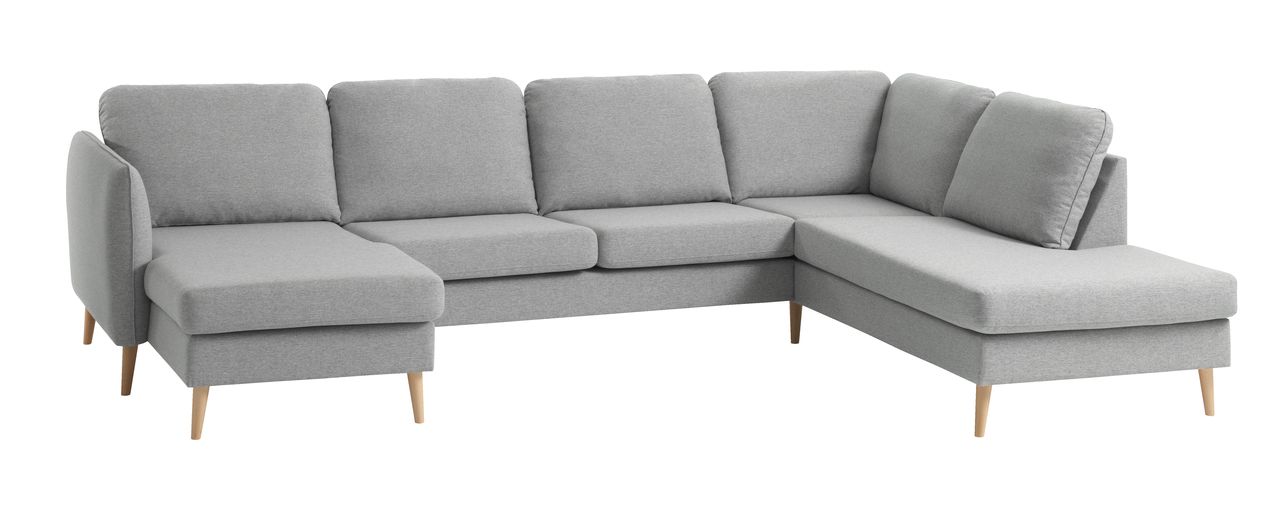 Sofa AARHUS Ecke rechts grau DÄNISCHES BETTENLAGER