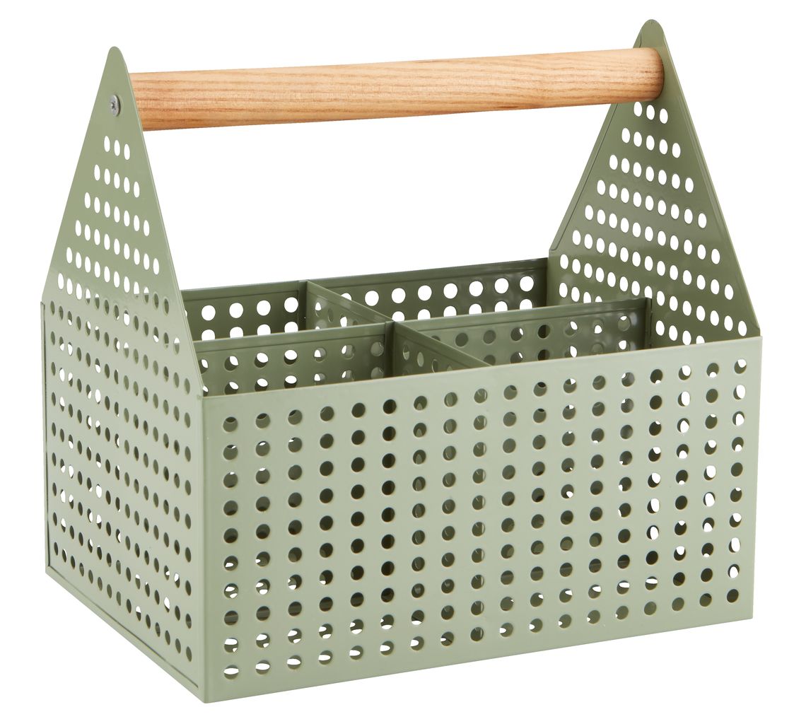 Storage box VICKLEBY W15xL20xH20cm green JYSK