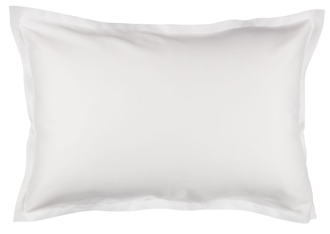 Taie d'oreiller satin Blanc - 50x70 cm - Le Roi du Matelas