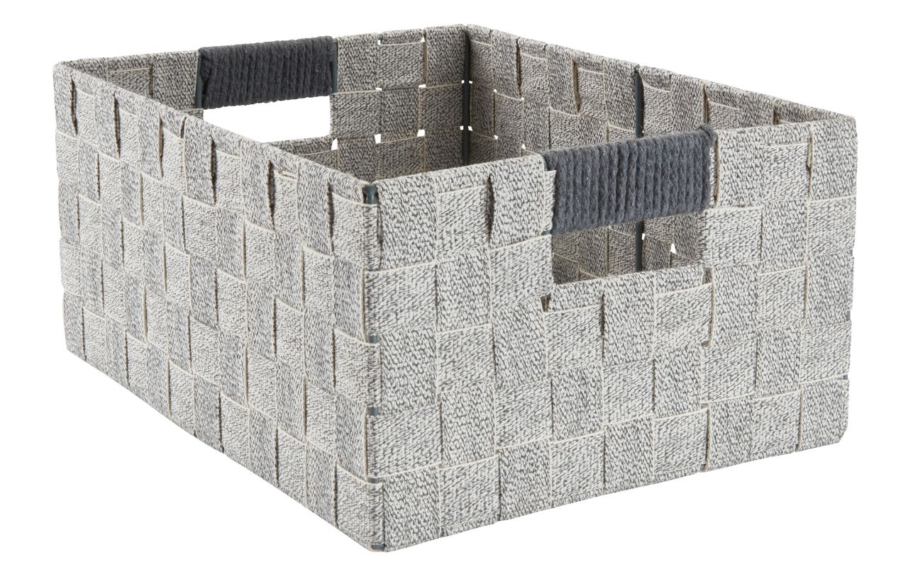 Korb HALVDAN B25xL33xH15cm grau JYSK