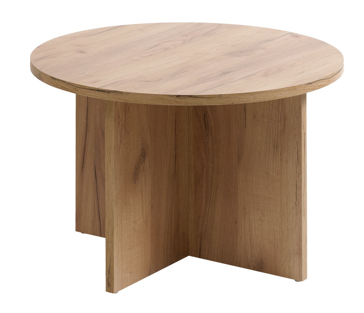 Oak coffee table Ø70