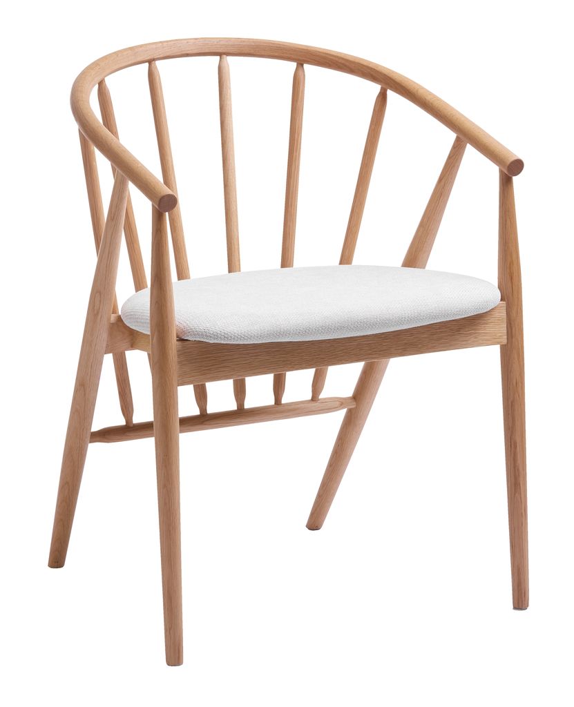 Dining chair ARNBORG oak cream JYSK