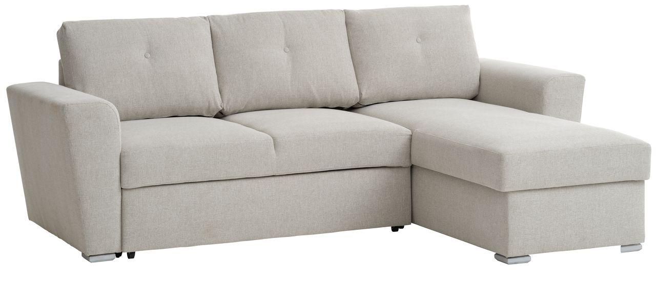 Sovesofa chaiselong VEJLBY lys | JYSK