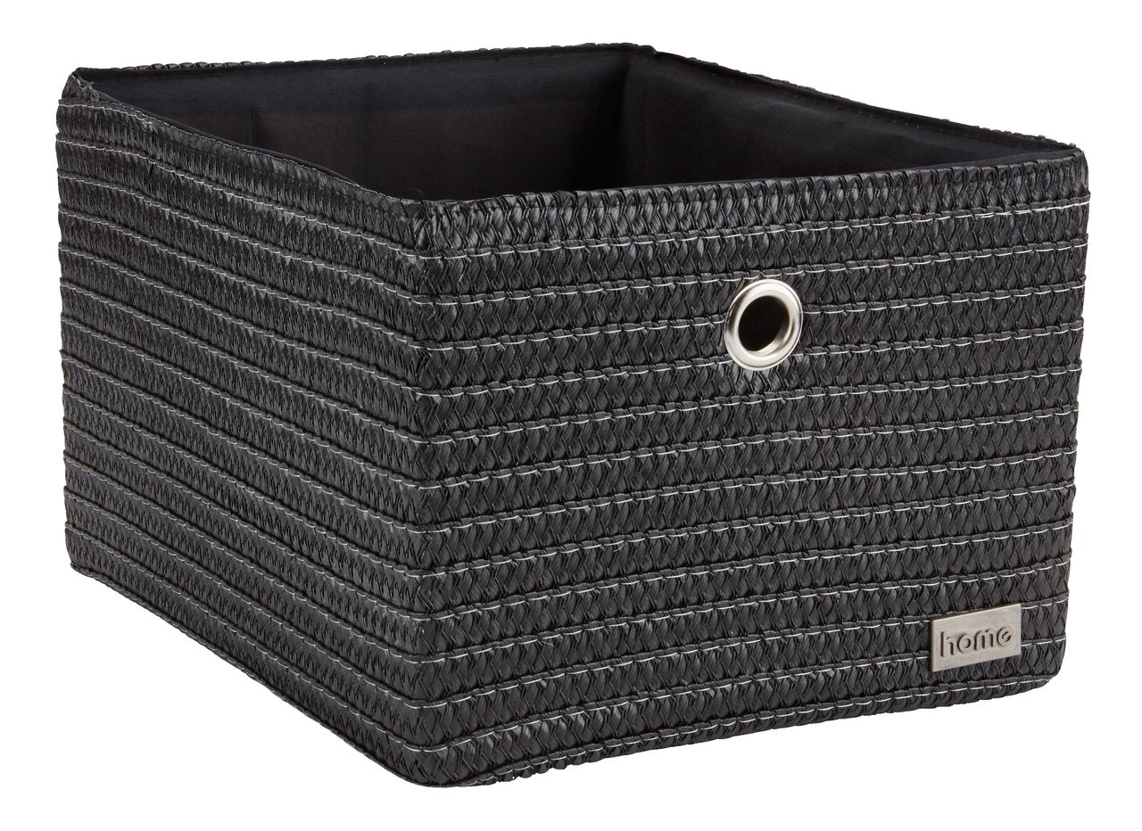 Basket EBBE W32xL27xH20cm black JYSK