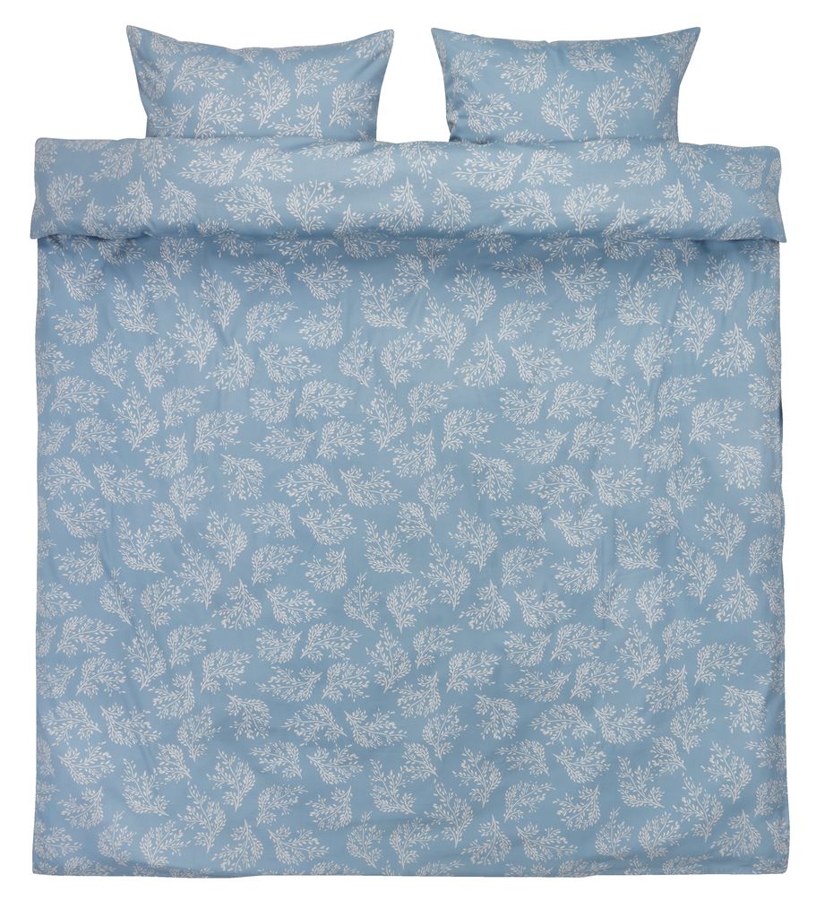 Parure de draps FLANELLE VIOLA Bleu pour lit de 140 4 PIECES 220x290 en 160  gr
