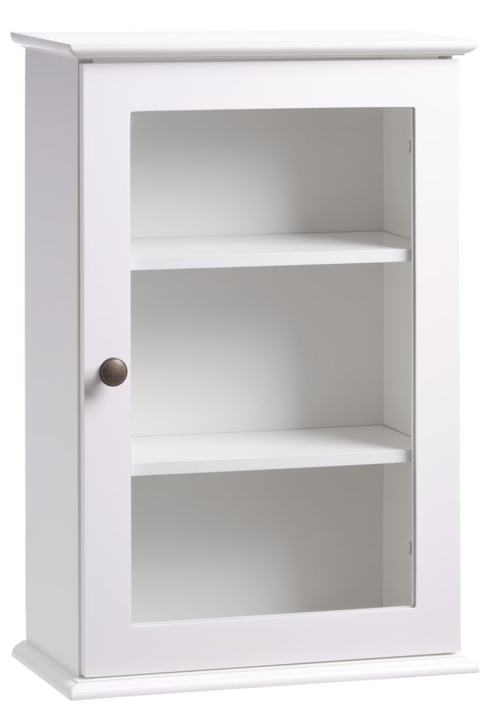 Narrow wall outlet cupboard