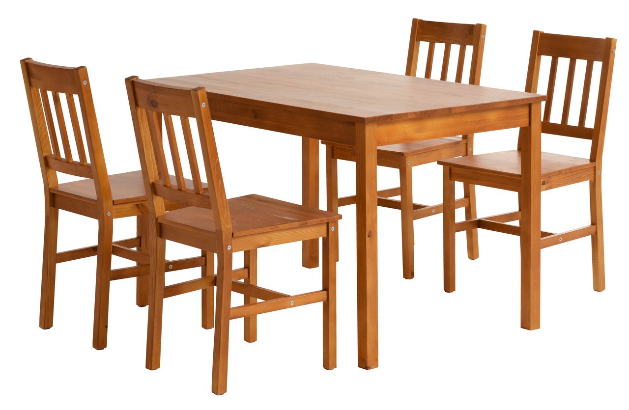 TYLSTRUP L118 table coffee + 4 TYLSTRUP chairs coffee JYSK