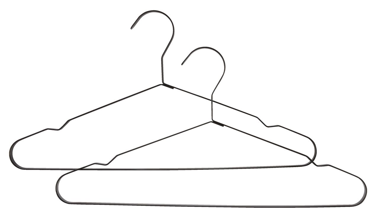 Hangers MATTIS L42cm pack of 2 metal JYSK
