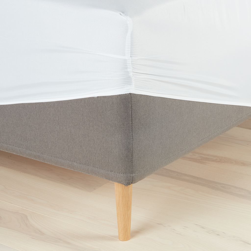 Spannleintuch MIRIAM Mikro 180x200x25 weiß JYSK