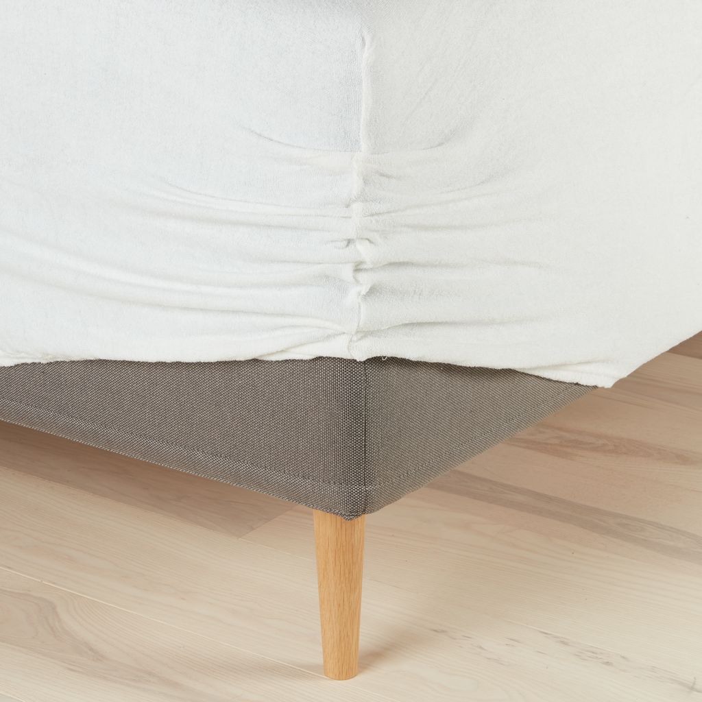 Hoeslaken THEA badstof 180x200x35 naturel JYSK