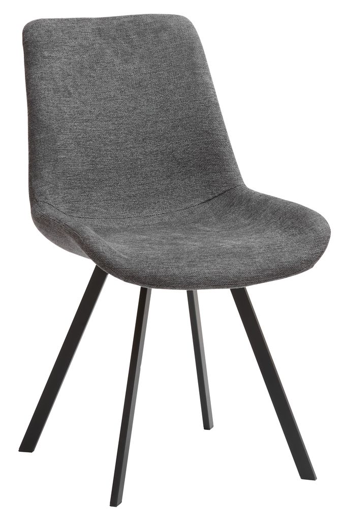 Black swivel store dining chairs