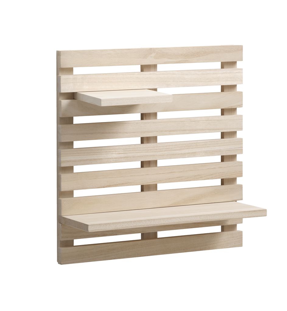 Wall shelf KETTINGE 2 shelves natural | JYSK