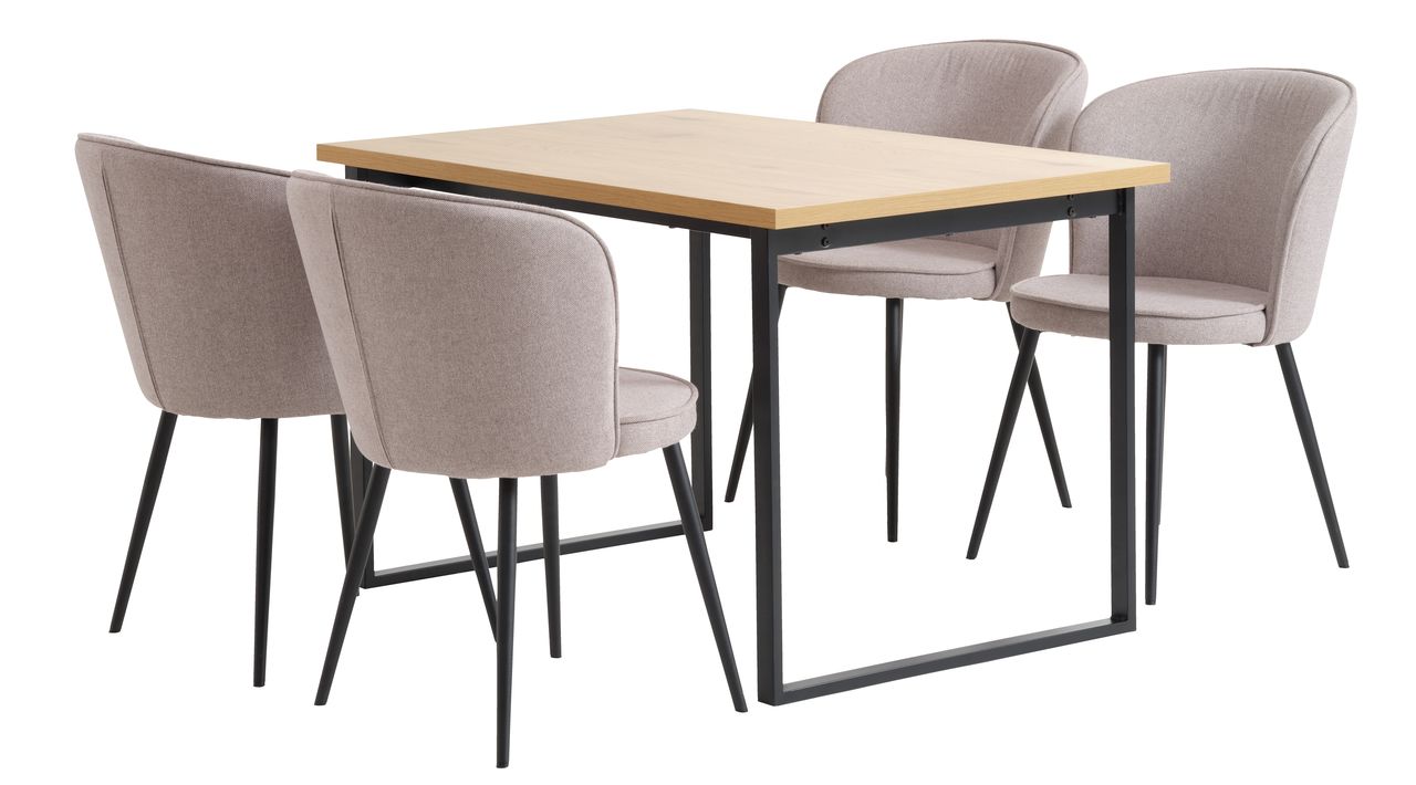 AABENRAA L120 + 4 RISSKOV gris c./noir JYSK