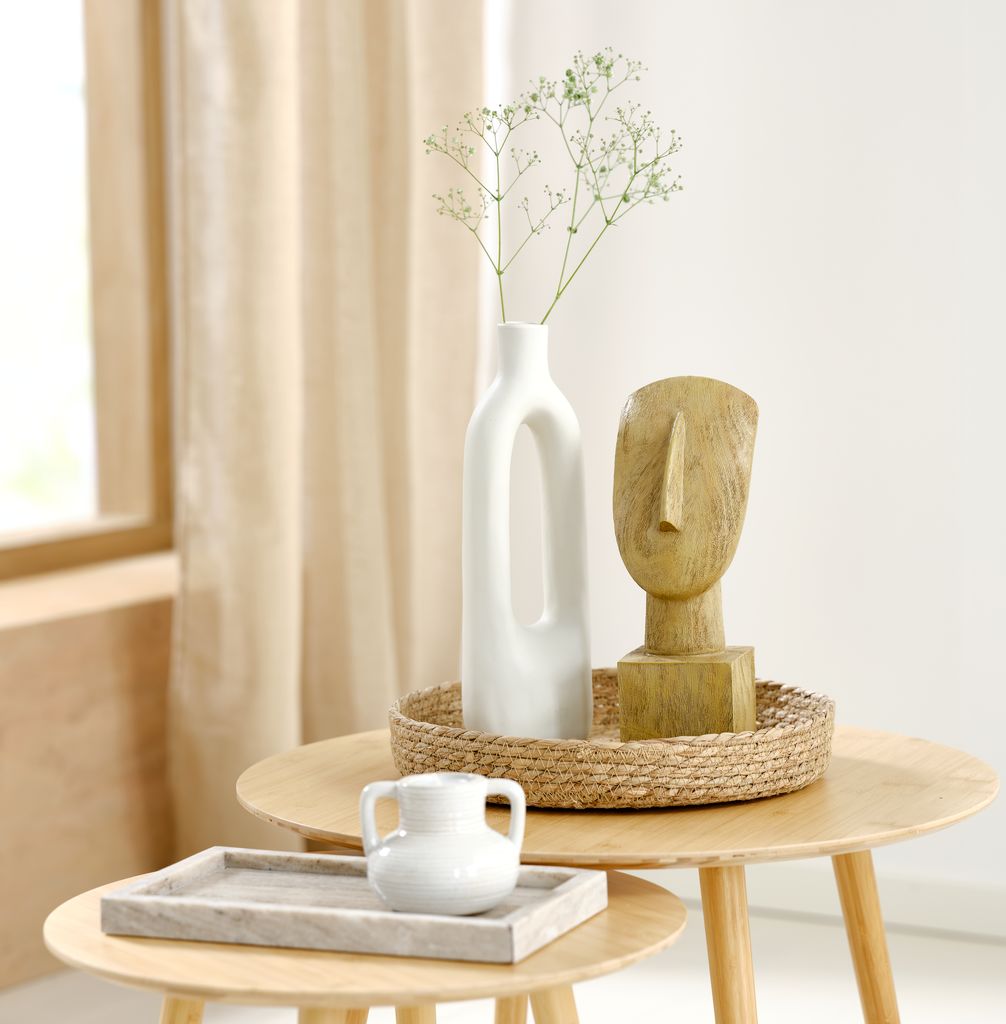 Taca dekoracyjna JOAR Ś35xW5cm trawa morska