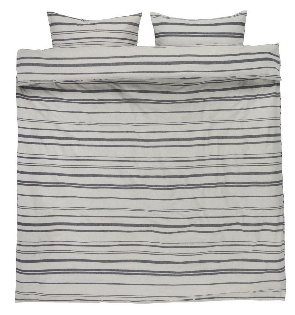 FlanellBettwäsche LISSI 200x220 grau JYSK