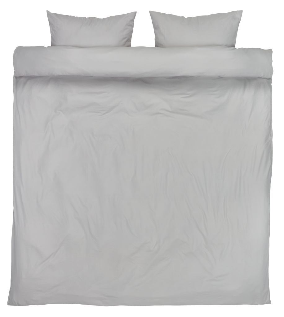 Duvet cover set KATE Micro Double grey JYSK