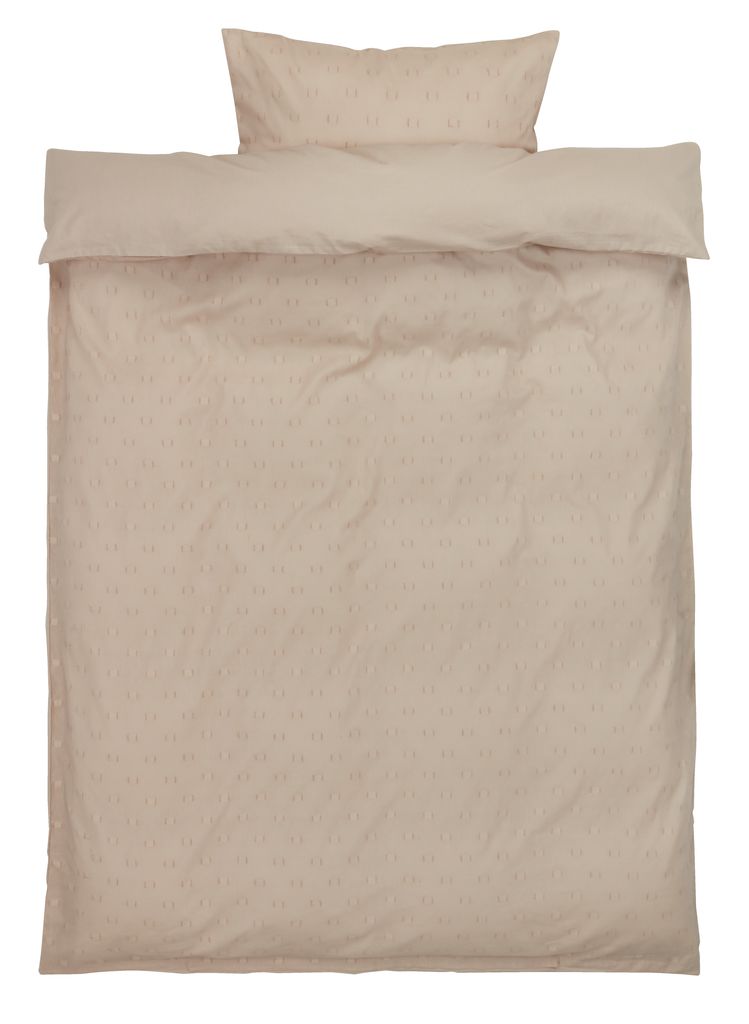 Dekbedovertrek DORTHE 140x200 zand JYSK