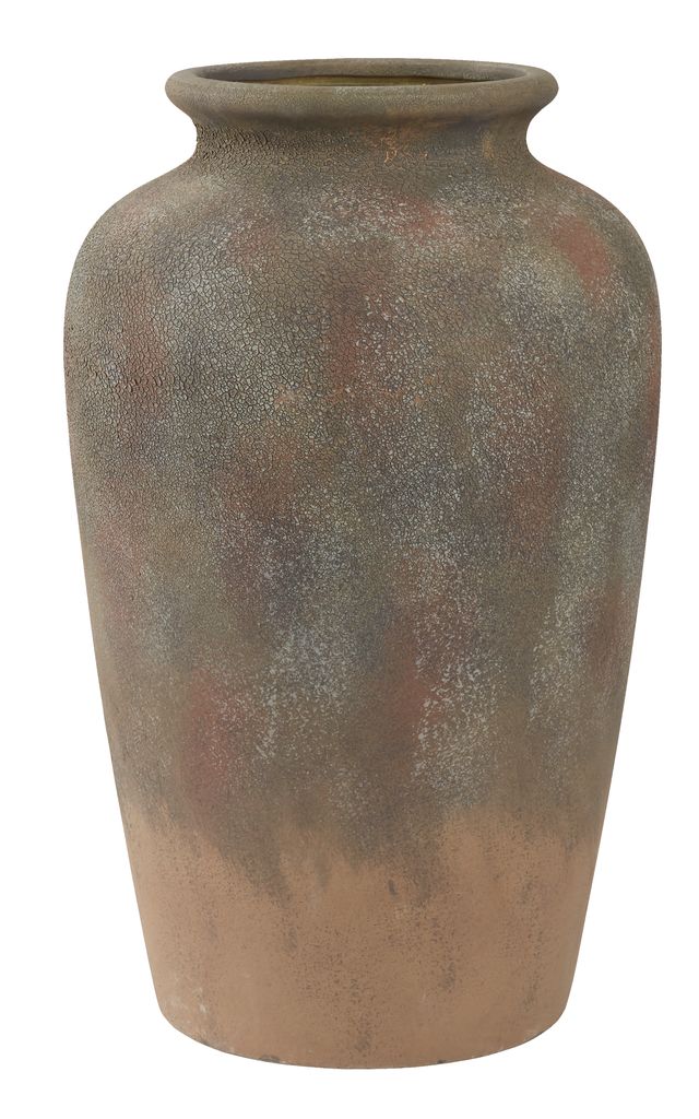 Vase TOMMY D26xH44cm grey/brown | JYSK