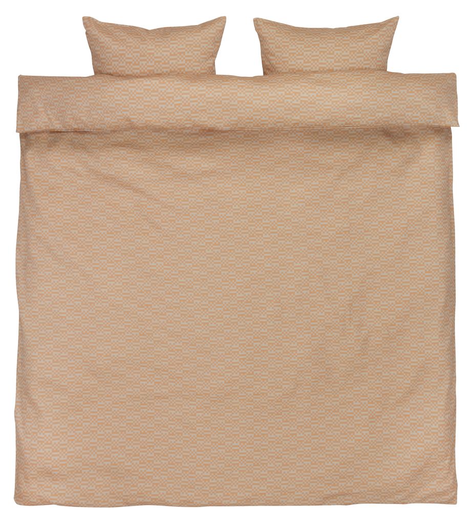 Sateen Duvet cover set TESSA Double latte JYSK