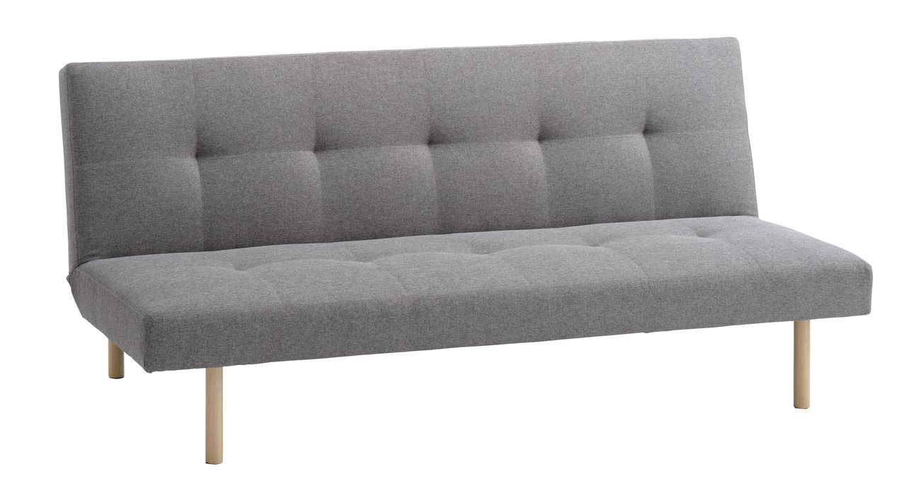 Sofá cama HOLSTED tela gris JYSK