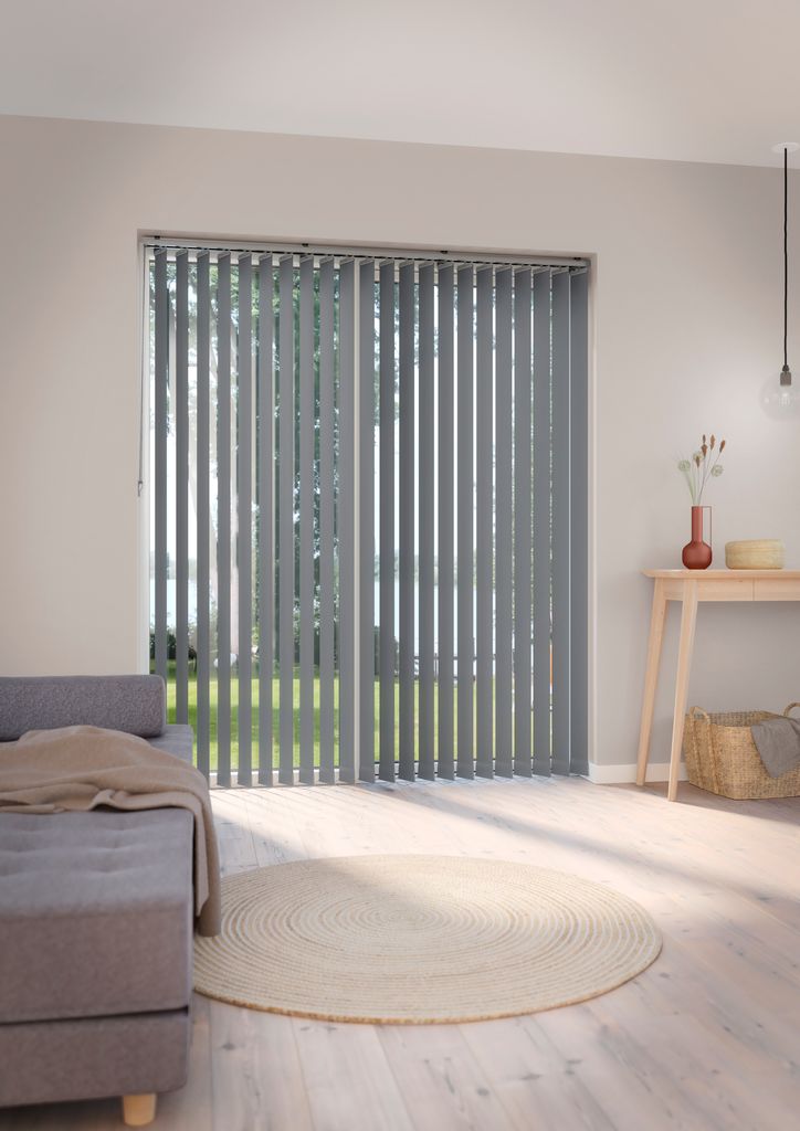 Blackout vertical blind FERAGEN 200x250cm grey JYSK