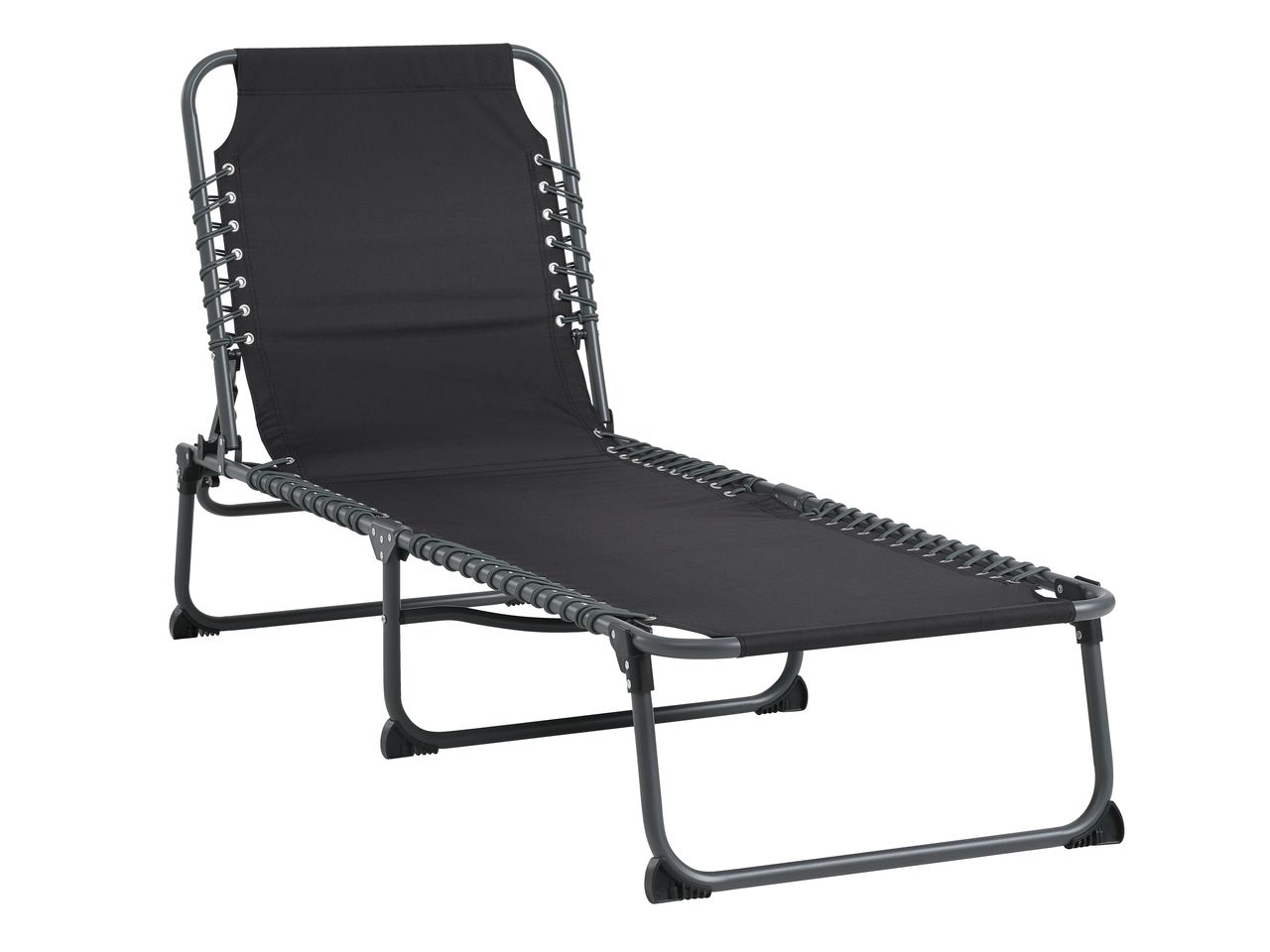 Sonnenliege HALDEN B60xL189 schwarz JYSK