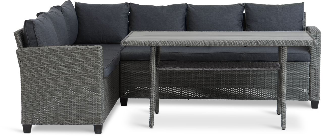 Rattan corner shop sofa jysk