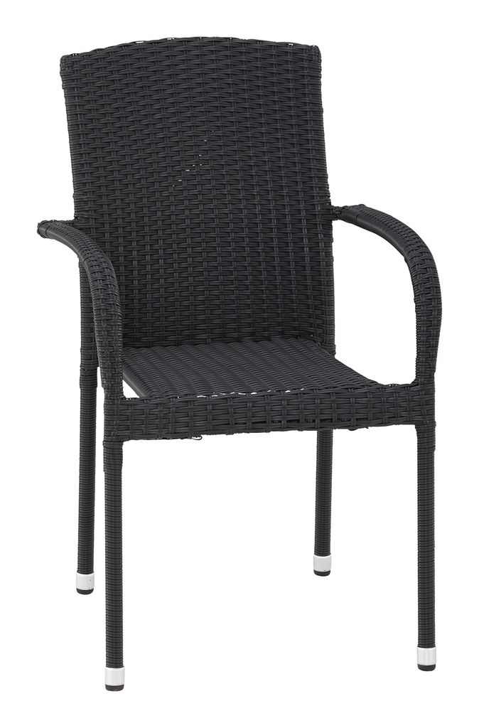 Stacking chair HALDBJERG black JYSK