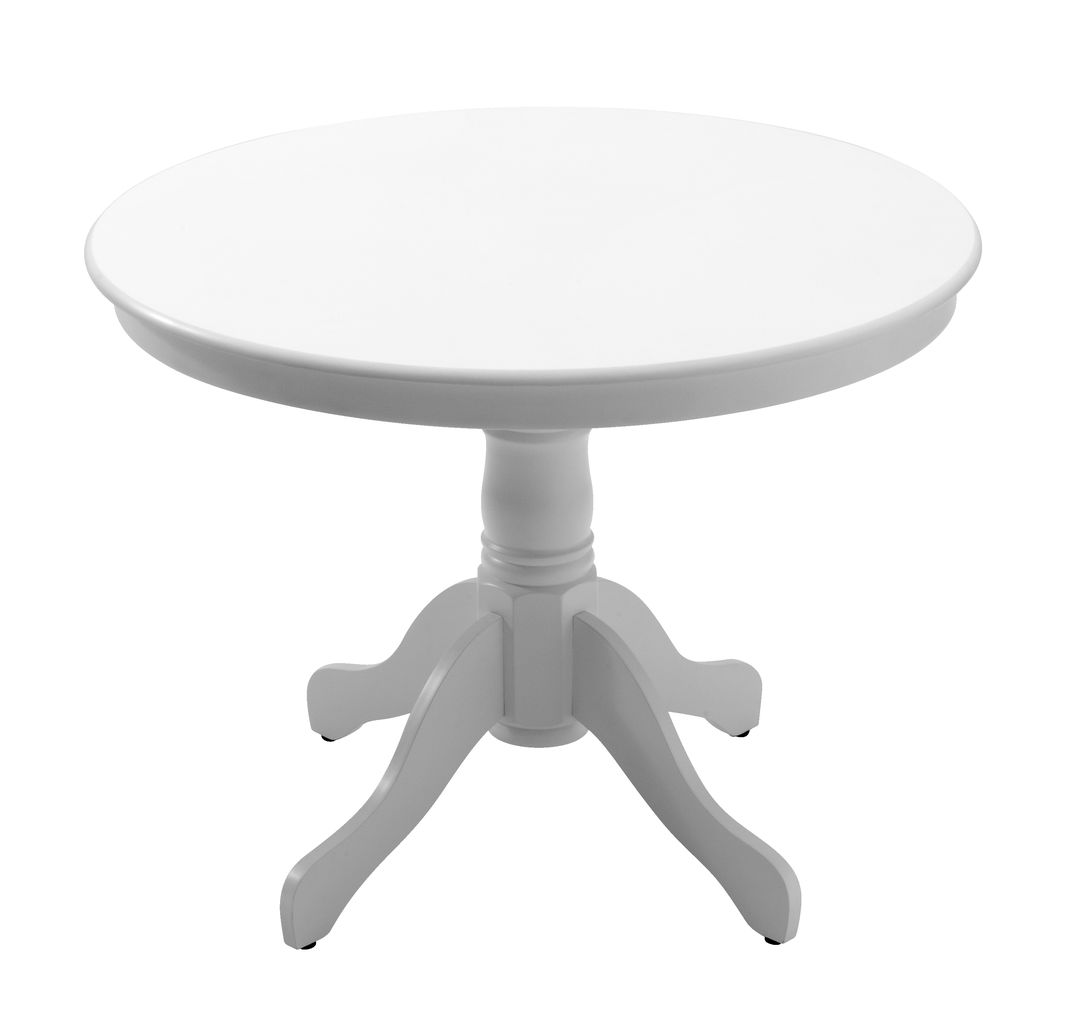 Dining table ASKEBY D100 white JYSK