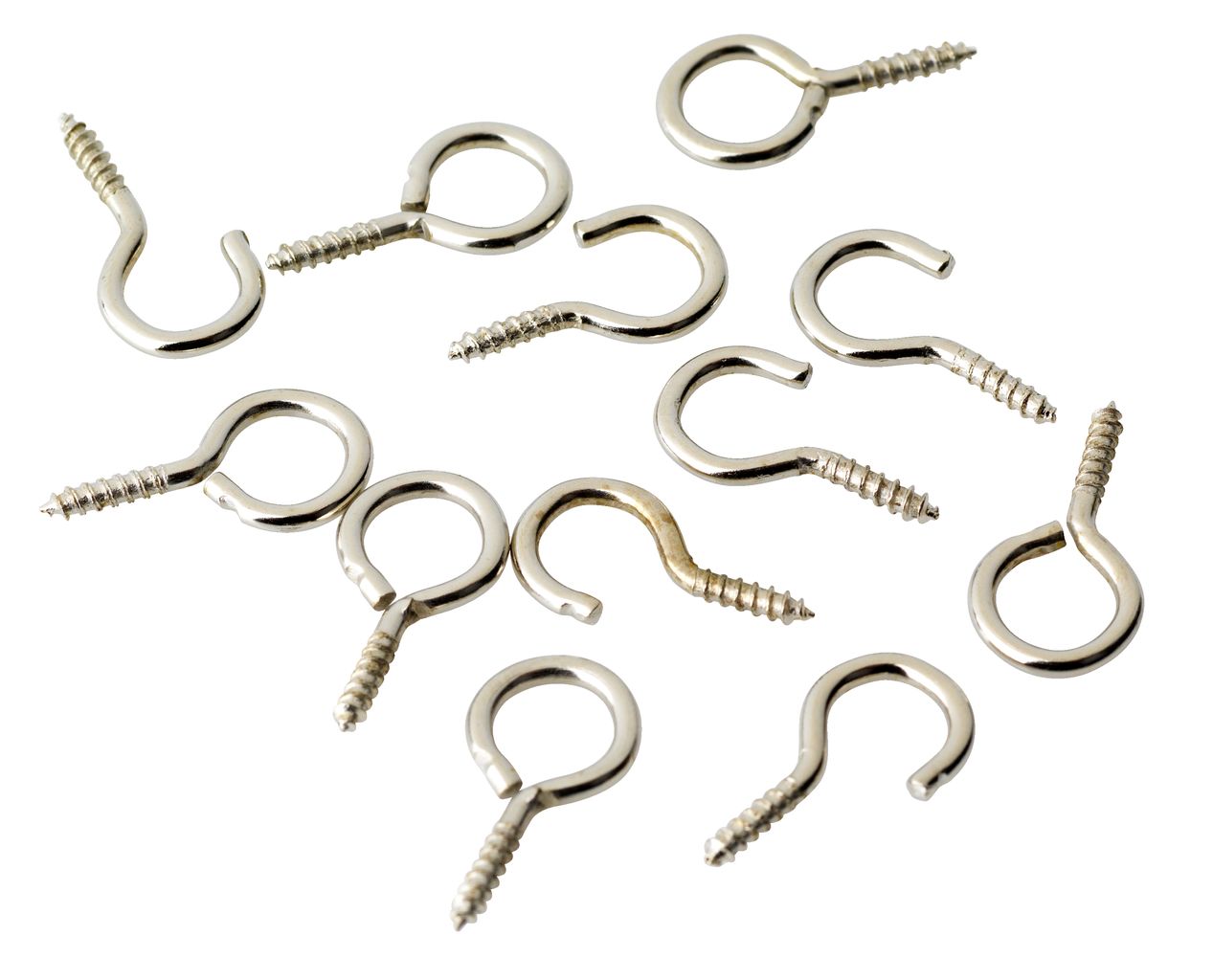 Hooks & eyes for net wire 6+pack of 6 JYSK
