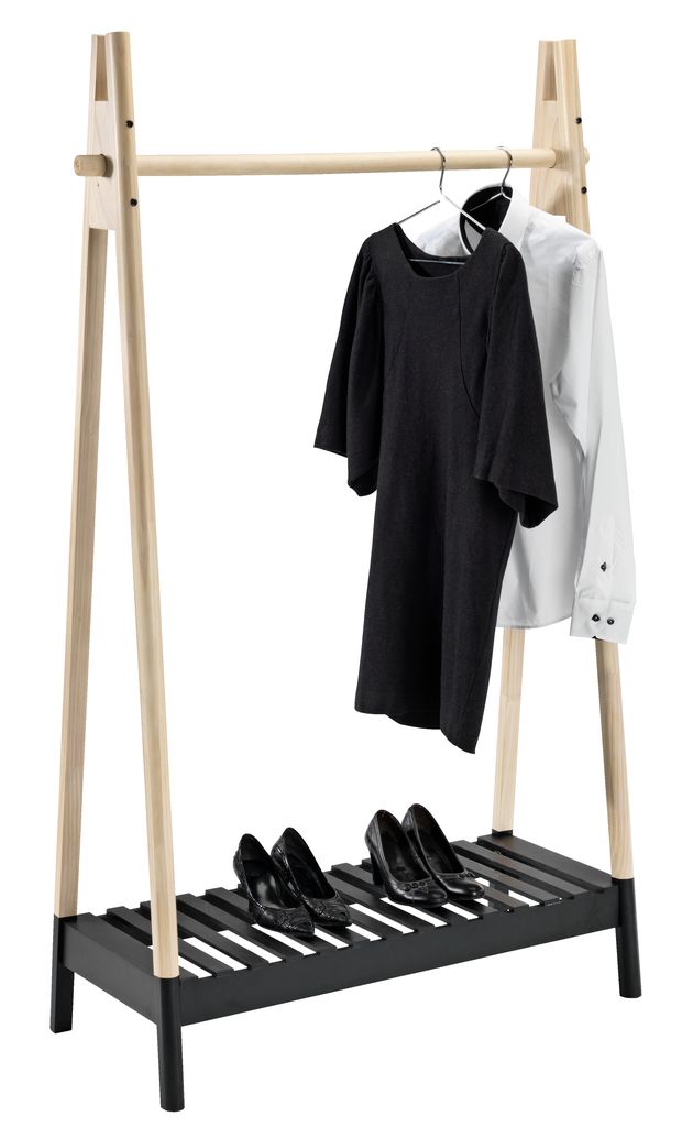Multicolor clothing rack
