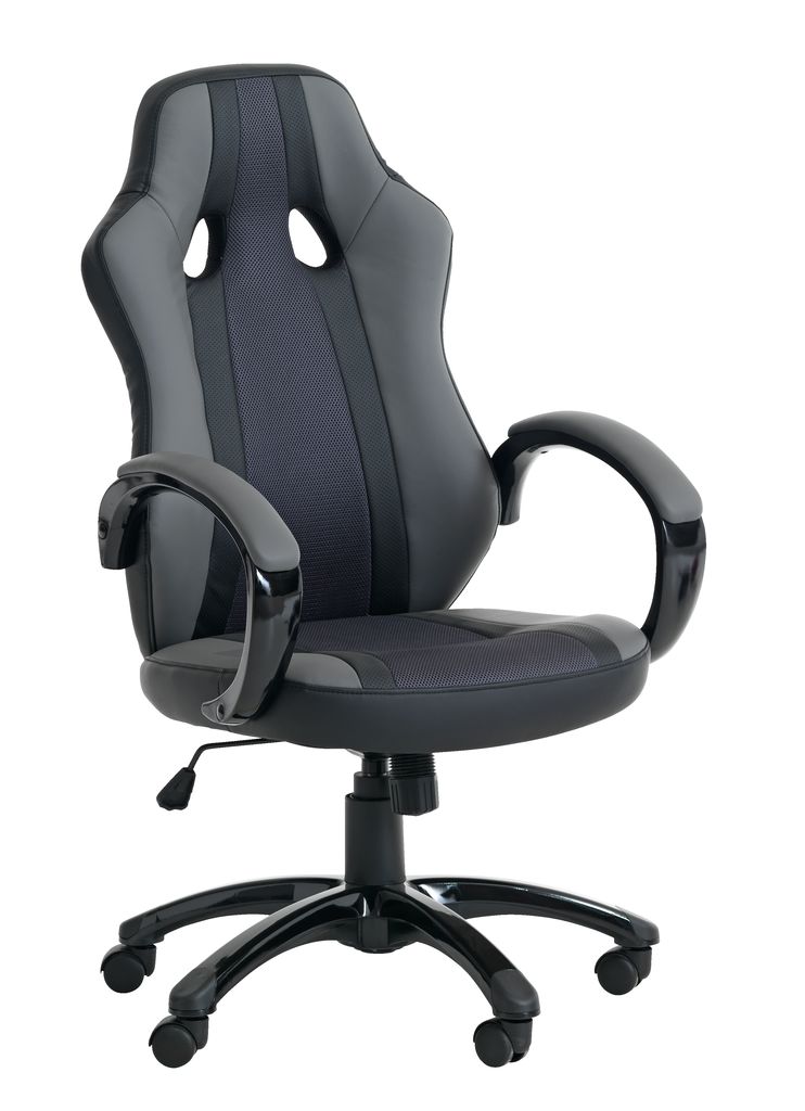 Gaming chair AGGESTRUP grey/black JYSK