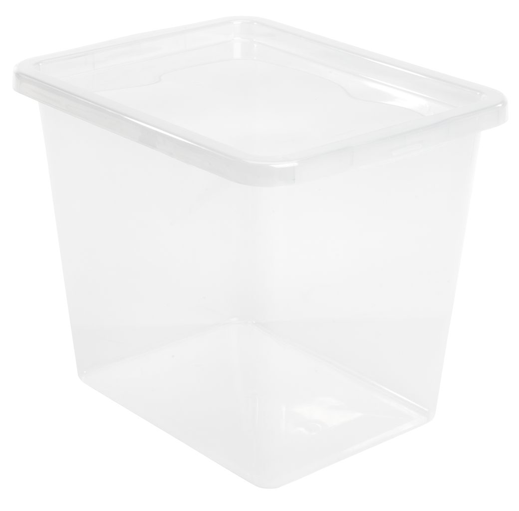 Aufbewahrungsbox BASIC BOX 31L m/Deckel JYSK