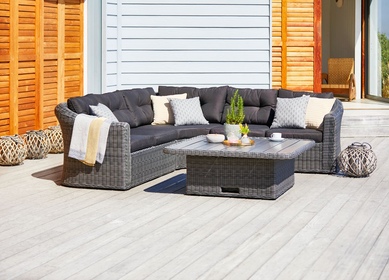 LoungeSet TAMBOHUSE 5 Pers. grau JYSK