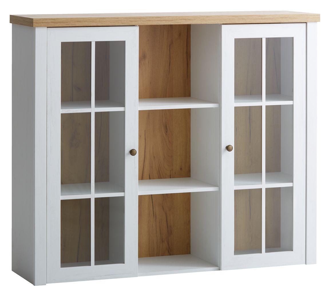 Partie sup. MARKSKEL 2 portes blanc/ch. JYSK