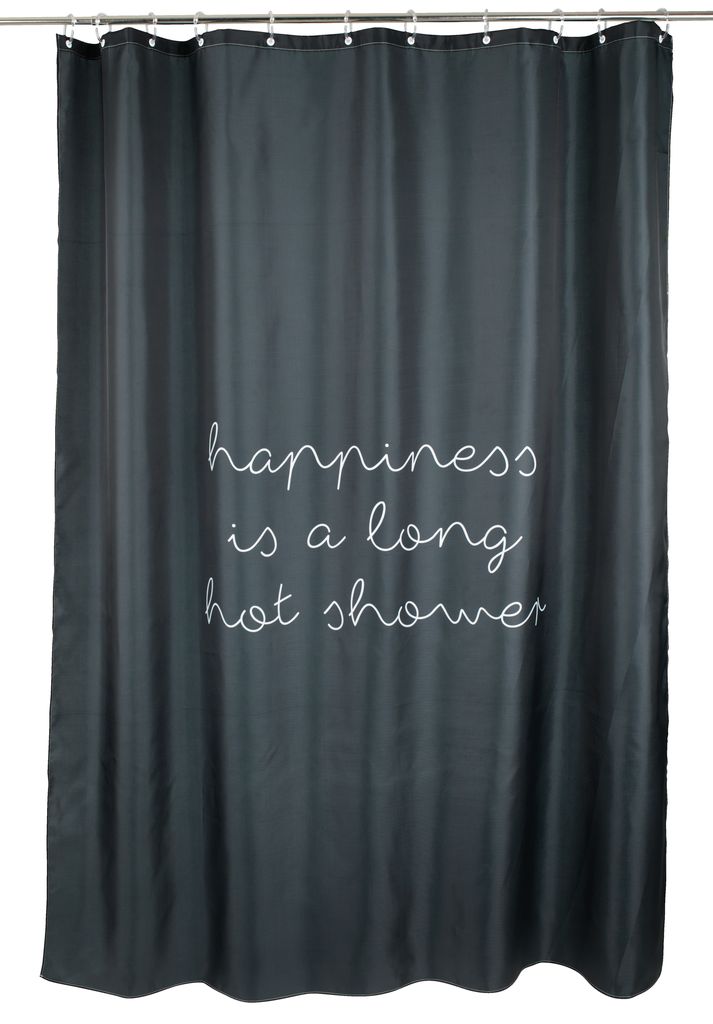 Shower curtain RUNEMO 150x200 black JYSK