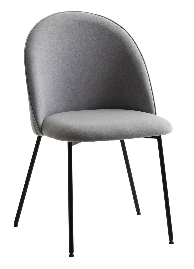 Dining chair DYBVAD light grey/black | JYSK