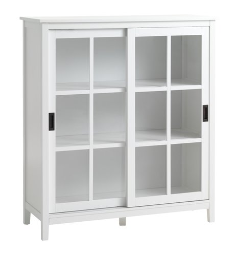 Display cabinet NORDBY 2 doors white | JYSK