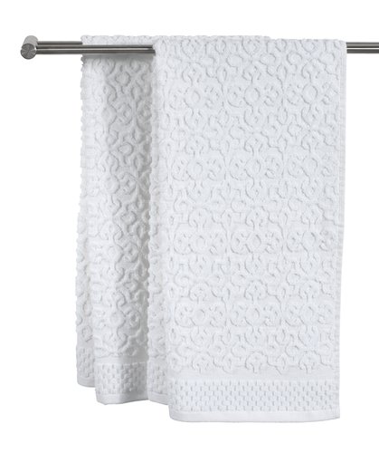 Πετσέτα μπάνιου STIDSVIG 70x140 λευκό KRONBORG
