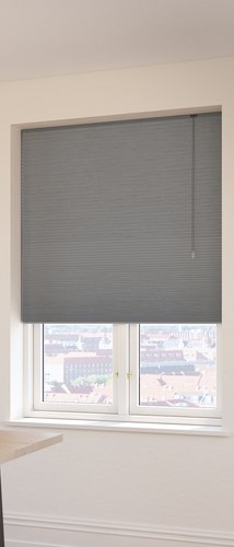 Plisségardin FUR 140x160cm lysdempende dobbel grå