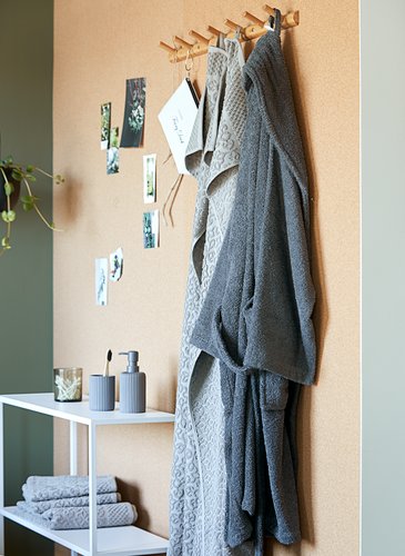 Badehåndklæde STIDSVIG 70x140 grå